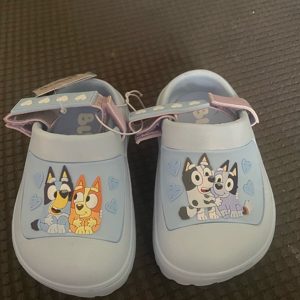 Kids Cartoon Character Clogs - Light Blue